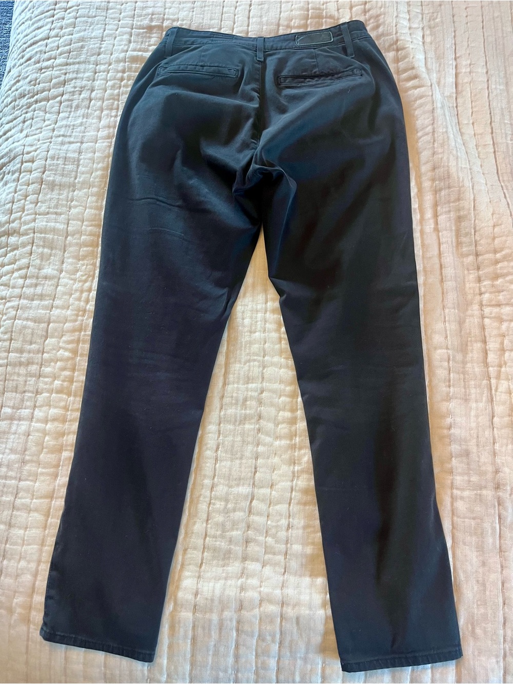 Ag Adriano Goldschmied Black Straight Leg chinos - Picture 2 of 3